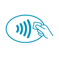 Contactless payments symbol